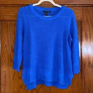 Lauren Ralph Lauren Royal Blue Knit Sweater Sz M